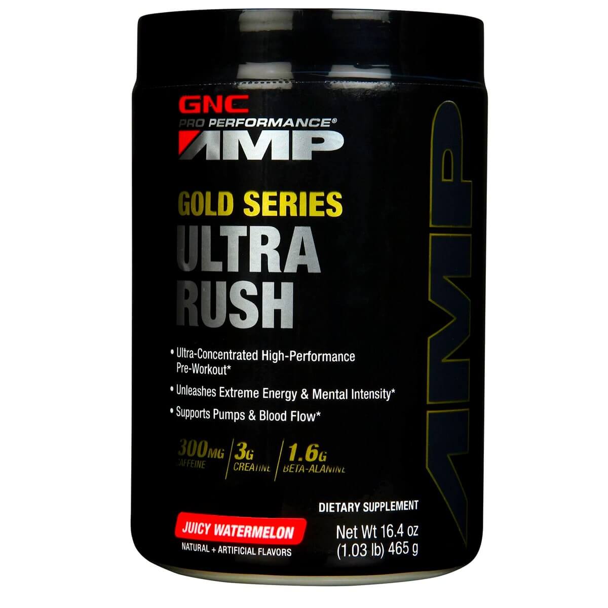 GNC Amp gold ultra rush powder