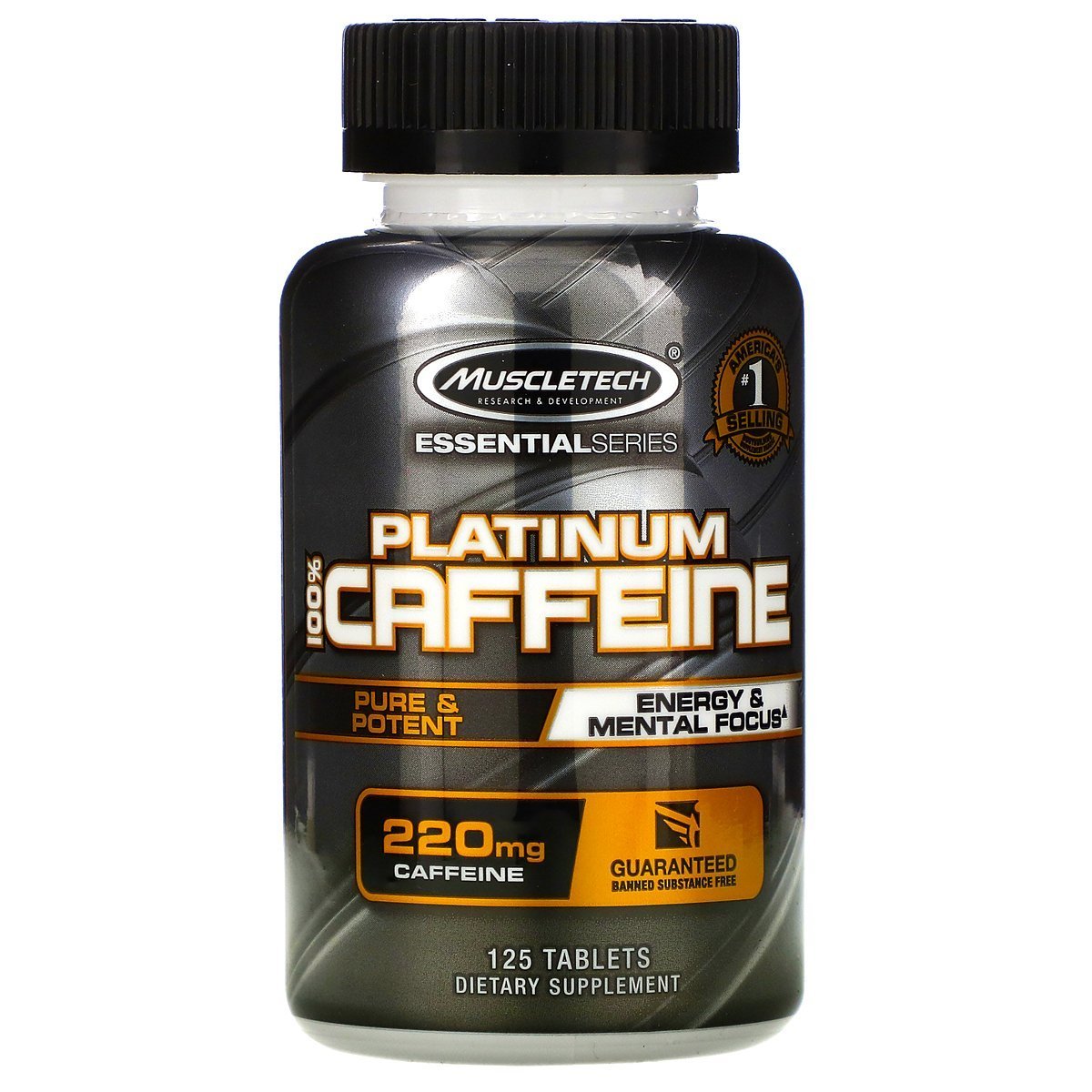 Muscletech Caffeine 125 Tab unflavoured