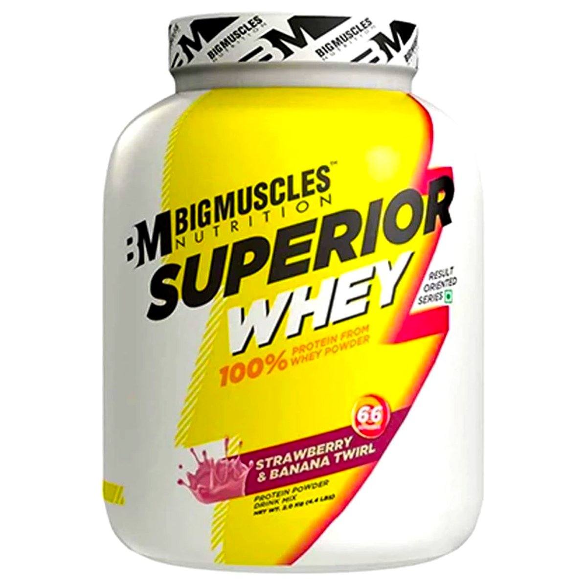 BIG MUSCLES Superior Whey 4.4 Lbs Rich Chocolate + Real BM Vitamin ( free )