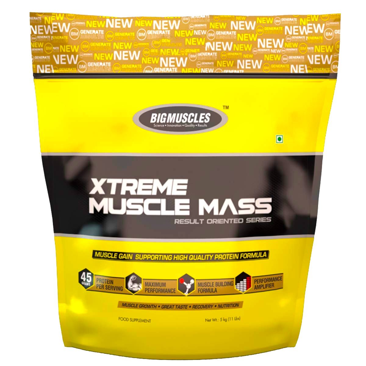 BIG MUSCLES Xtreme Muscle Mass + Real BM Vitamin ( free )