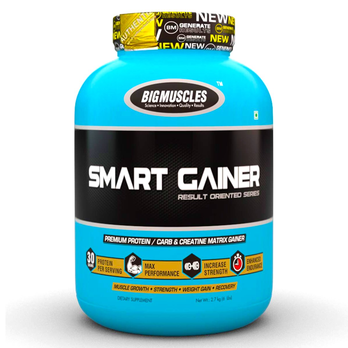 BIG MUSCLES Smart Gainer + Real BM Vitamin ( free )