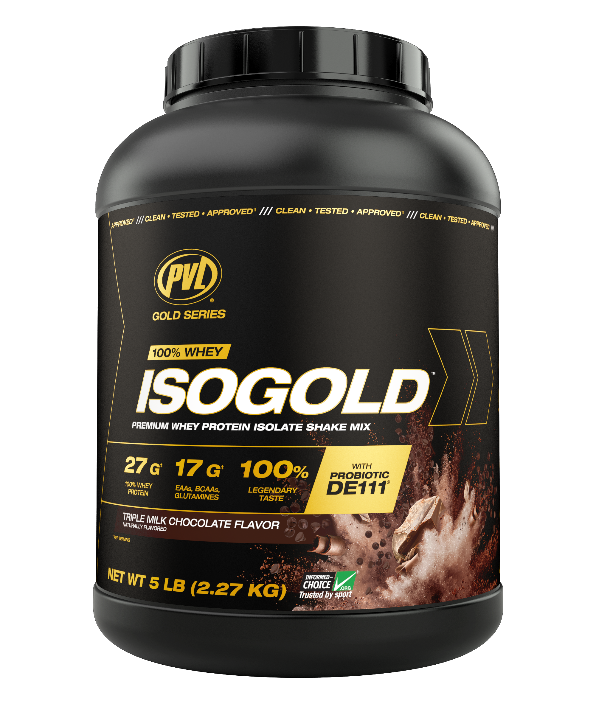 PVL ISO GOLD-Premium Isolate 100% Whey Protein Shake