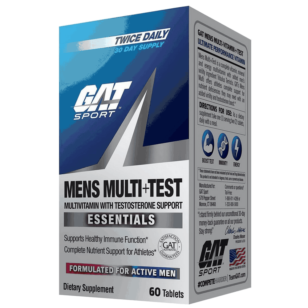 GAT Mens Multi+ Test - 60 Tablets
