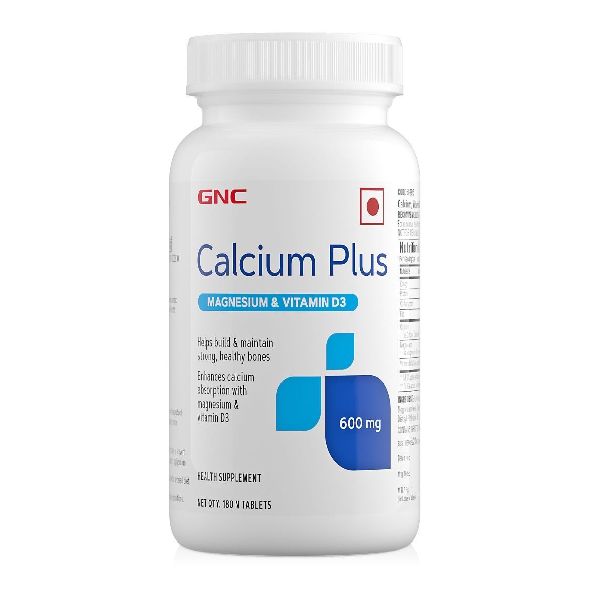 GNC Calcium Plus Magnesium & Vitamin D-3 1000 mg