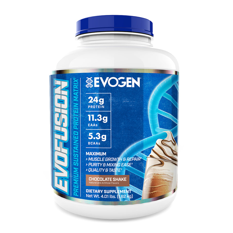 Evogen Evofusion Whey Protein Chocolate Shake 4.36 lbs