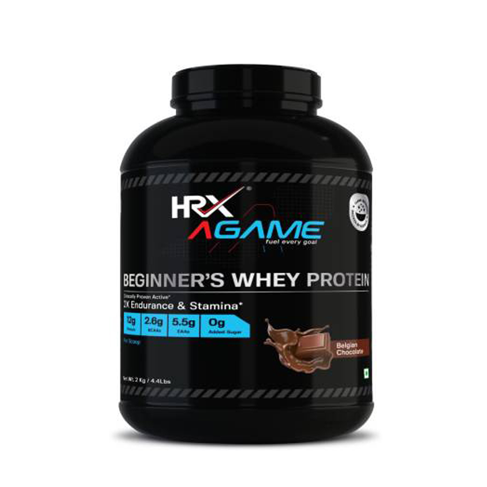 HRX AGame Beginners Whey Protein for Stamina & Endurance