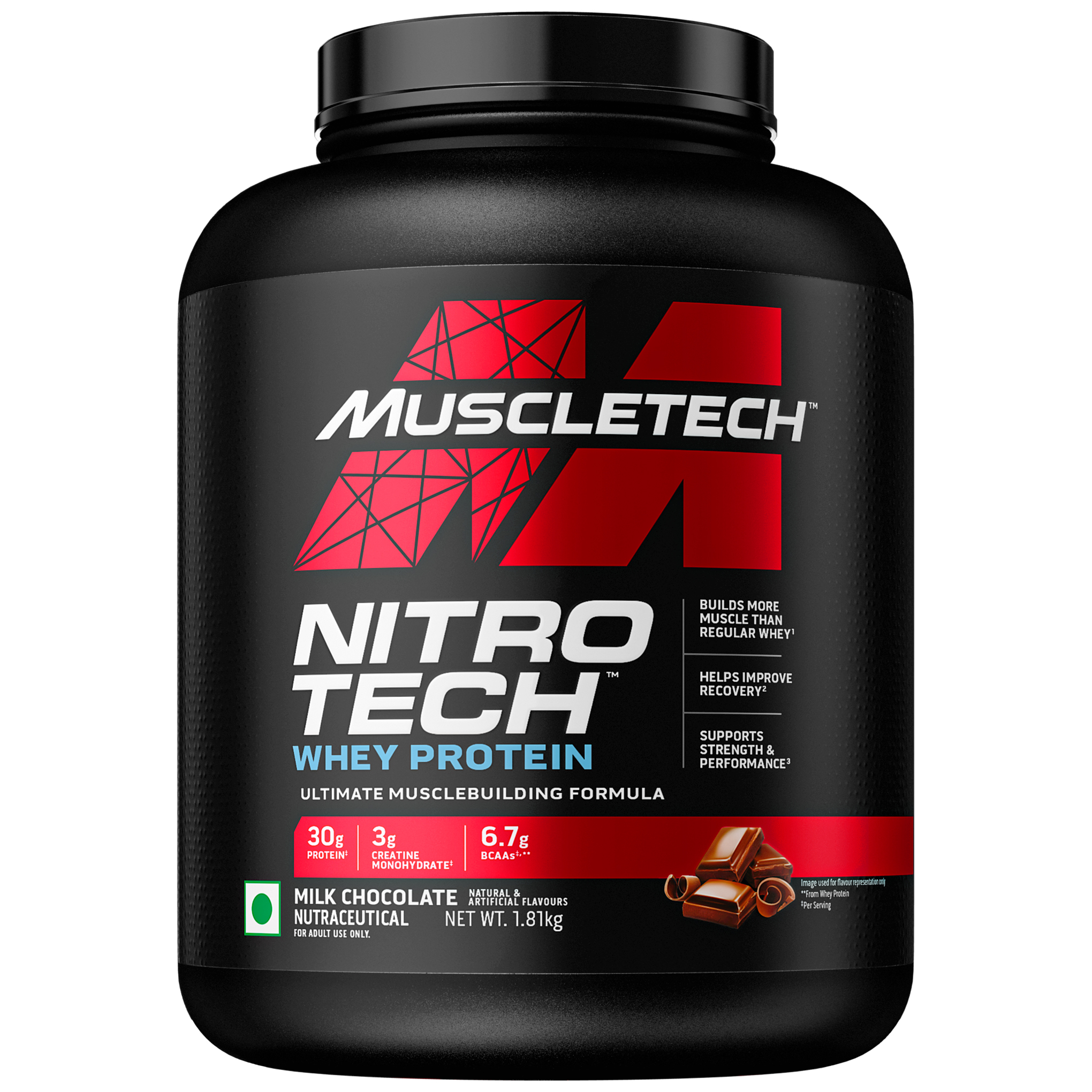 Muscletech NitroTech Whey Protein with Creatine Formula