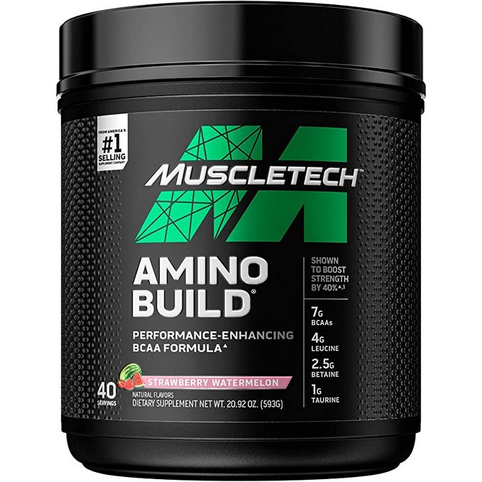 MuscleTech Amino Build BCAA Amino Acids + Electrolyte Powder