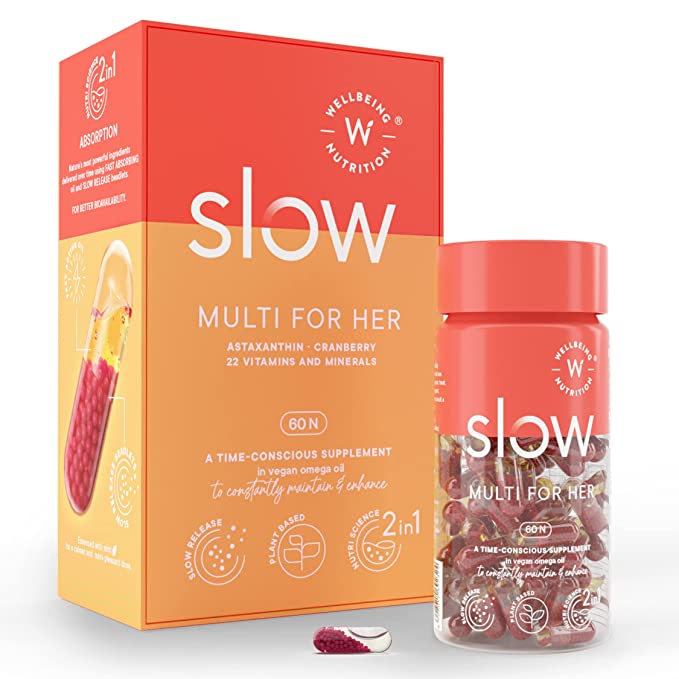 WELLBEING NUTRITION SLOW MULTIVITAMINE FOR HER (60 Cap)