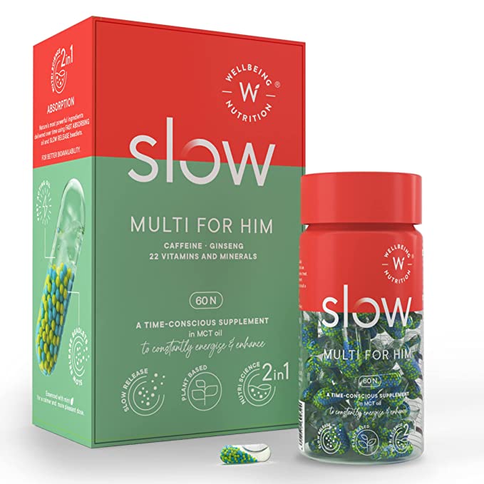 WELLBEING NUTRITION SLOW MULTIVITAMINE FOR HIM (60 Cap)