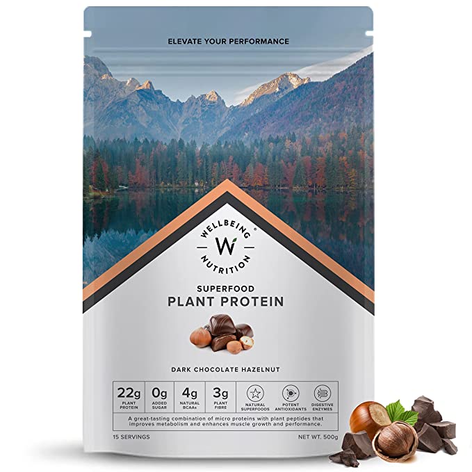 Wellbeing Nutrition Superfoods Plant Protein Isolate 500gm