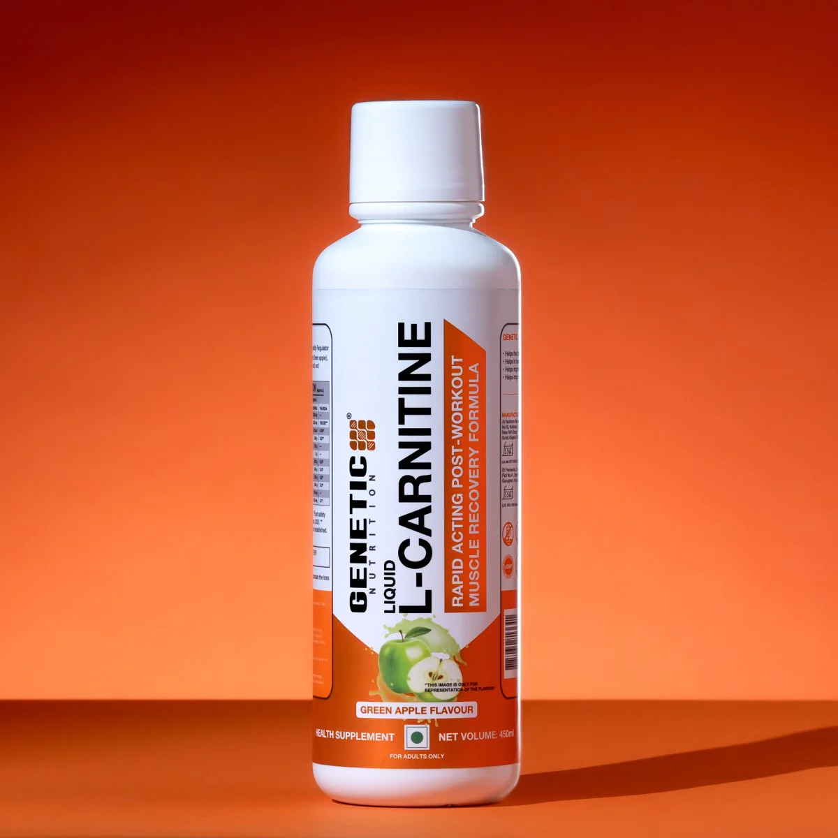 Genetic Nutrition Liquid L-Carnitine | Post-Workout Muscle Recovery Formula